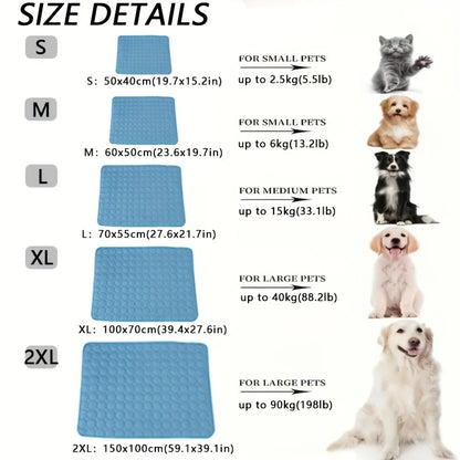 ❄️ Tapis Rafraîchissant Premium – Confort d'Été pour Chiens & Chats