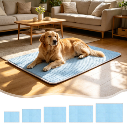 Tapis Rafraîchissant Premium pour chiens et chats offrant confort frais d'été sans électricité ni eau