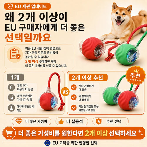 New Dog Interactive Ball Toy,Automatic Rolling Dog Ball Rechargeable,Smart Puppy Interactive Toy,Intelligent Balls Toy for Dogs