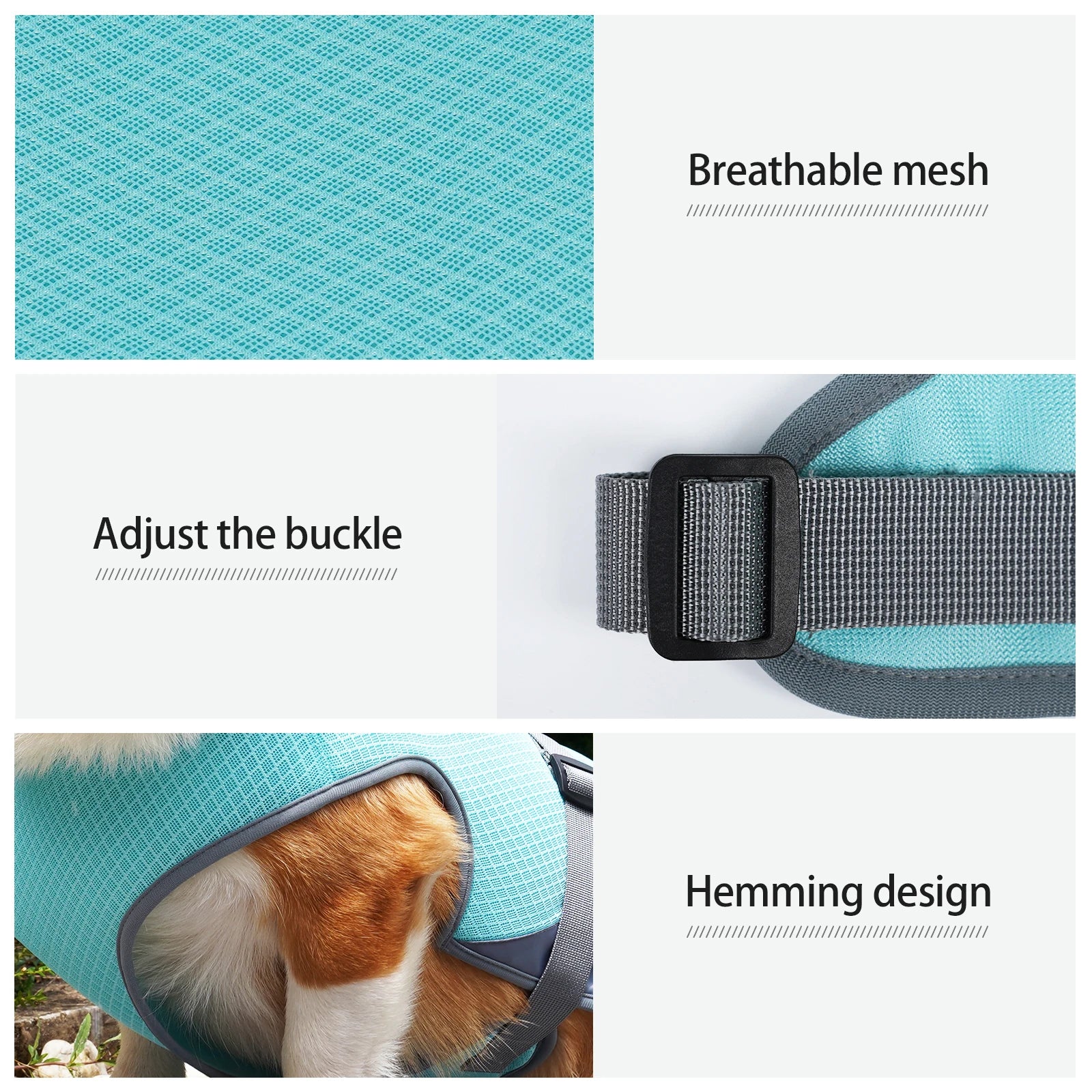 ☀️ Gilet Rafraîchissant Premium – Protégez votre Chien de la Canicule ! 🐾