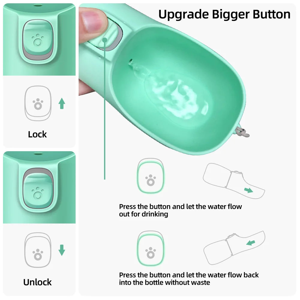 Gourde Premium Portable – L'Accessoire Indispensable pour vos Balades ! 🐾