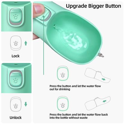 Gourde Premium Portable – L'Accessoire Indispensable pour vos Balades ! 🐾