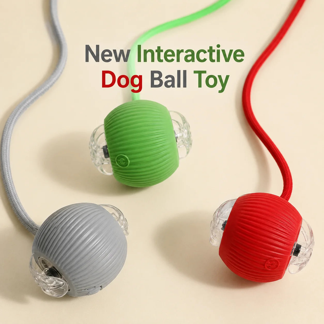 🎾 Balle Interactive Intelligente – Jouet Rechargeable pour Chien